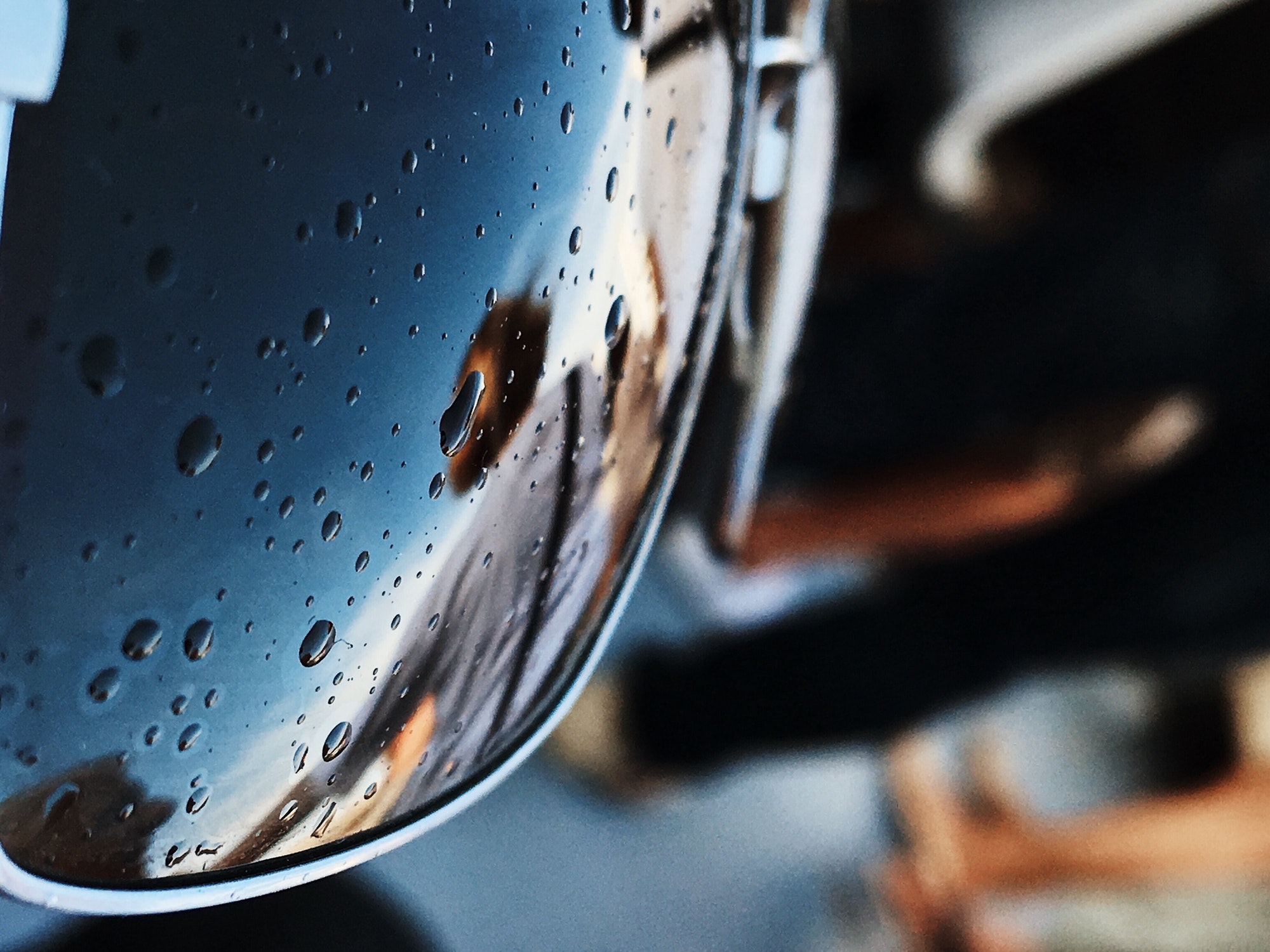 Raindrops on the sunglasses